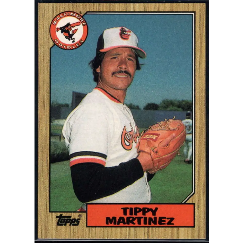1987 Topps #728 Tippy Martinez EX Excellent Baltimore Orioles Baseball Card Image 1