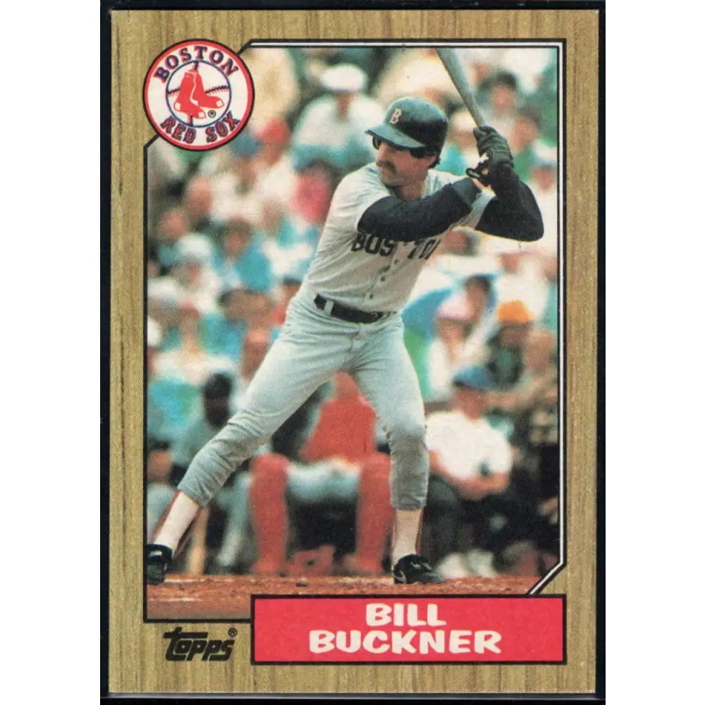 1987 Topps #764 Bill Buckner EX Excellent Boston Red Sox Baseball Card Image 1
