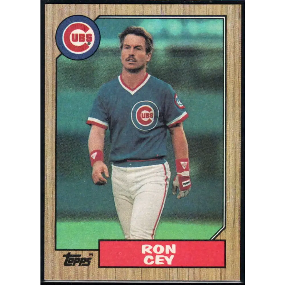 1987 Topps #767 Ron Cey EX Excellent Chicago Cubs Baseball Card Image 1