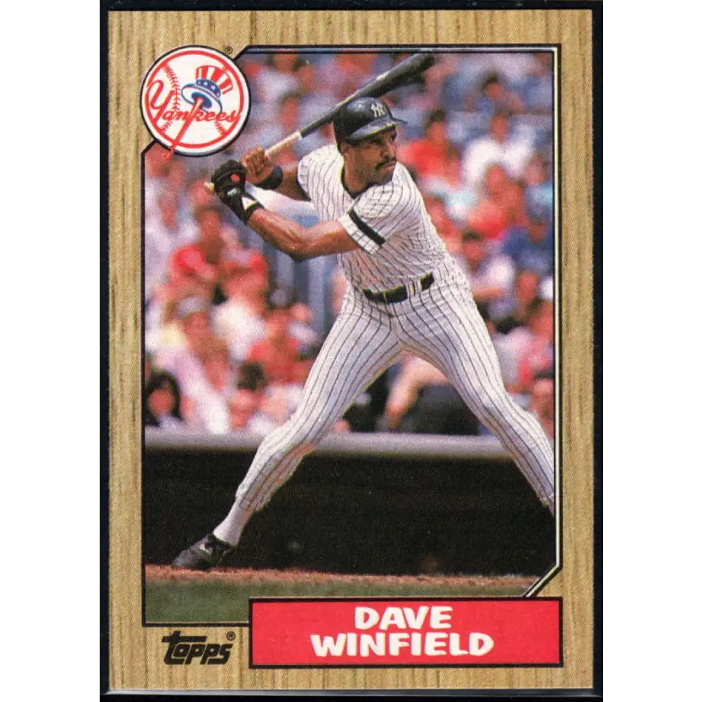 1987 Topps #770 Dave Winfield EX Excellent New York Yankees Baseball Card Image 1