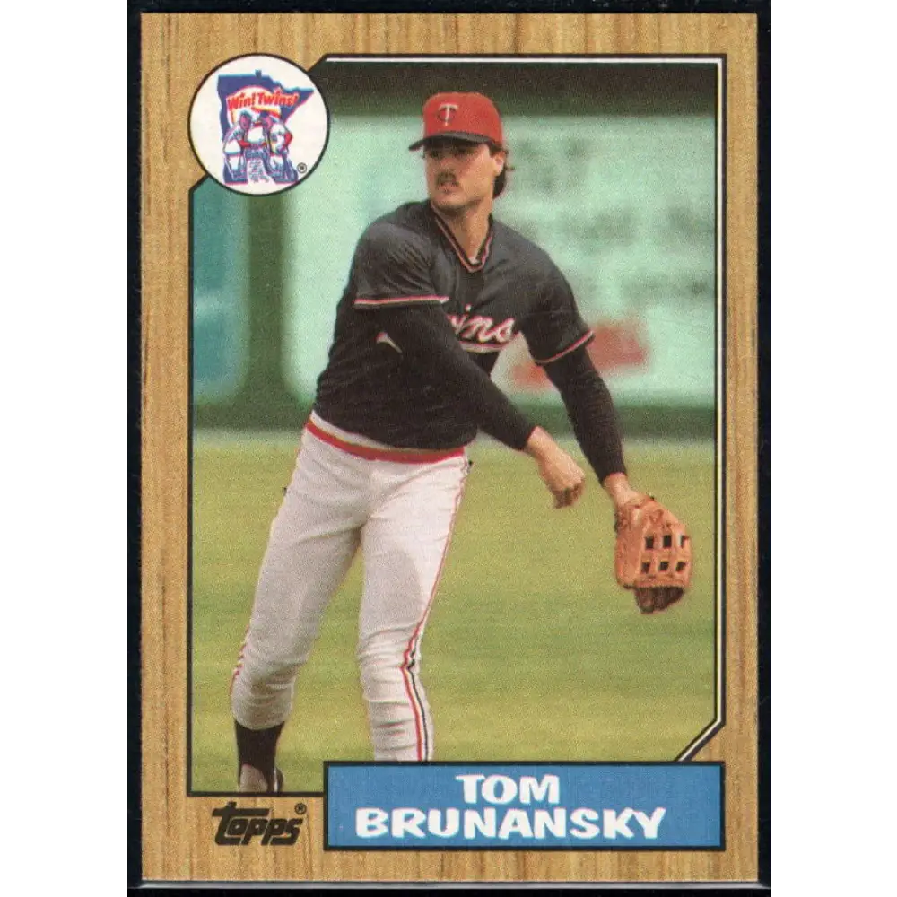 1987 Topps #776 Tom Brunansky EX Excellent Minnesota Twins Baseball Card Image 1