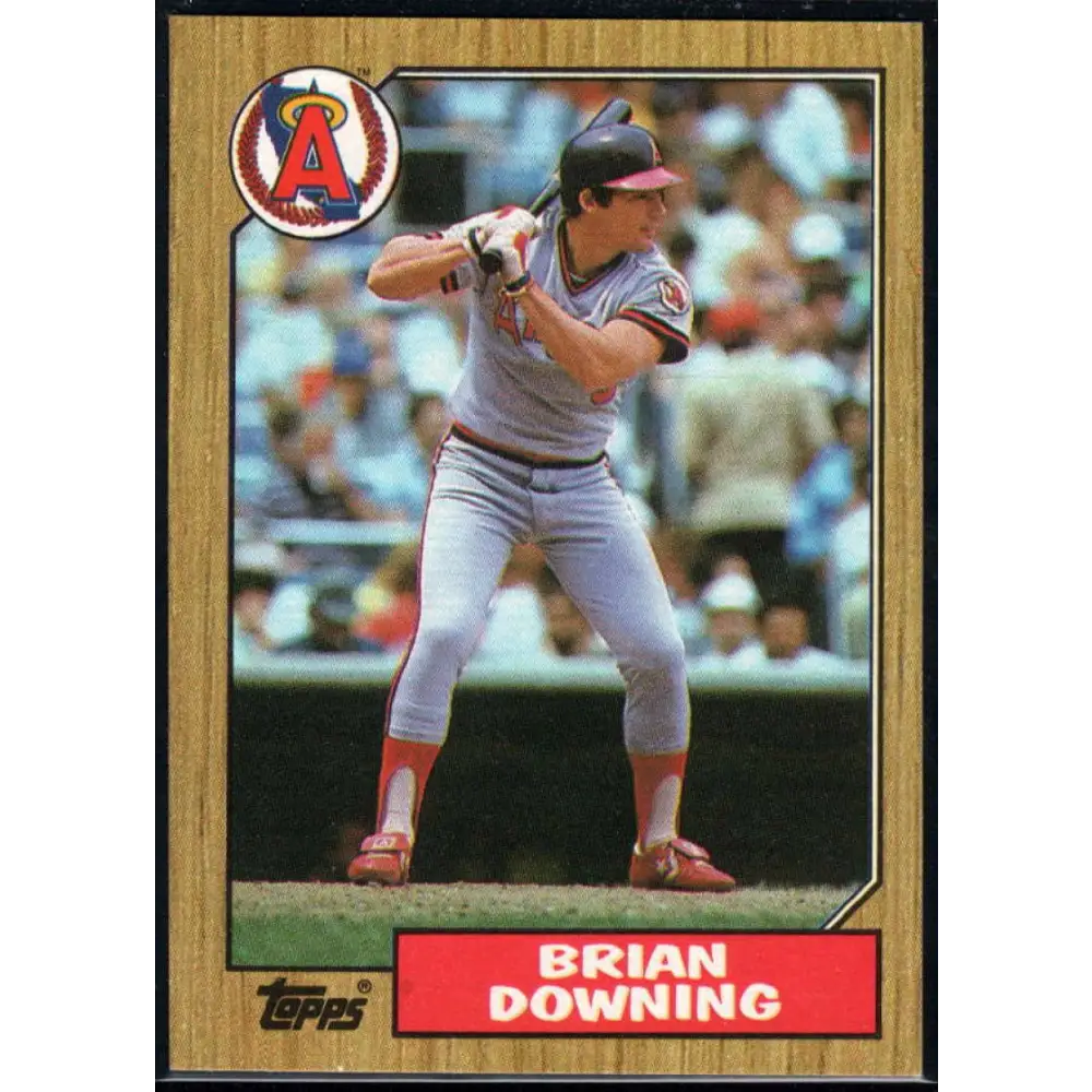 1987 Topps #782 Brian Downing EX Excellent California Angels Baseball Card Image 1