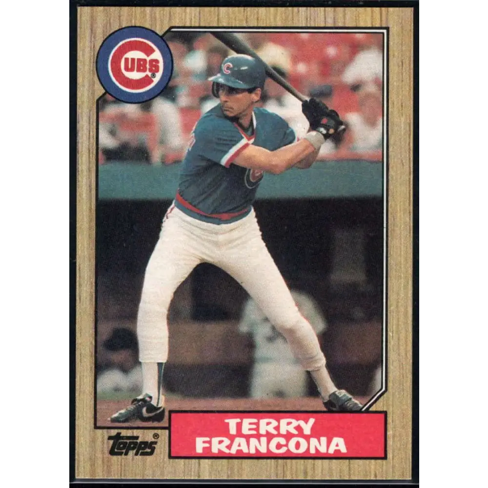 1987 Topps #785 Terry Francona EX Excellent Chicago Cubs Baseball Card Image 1