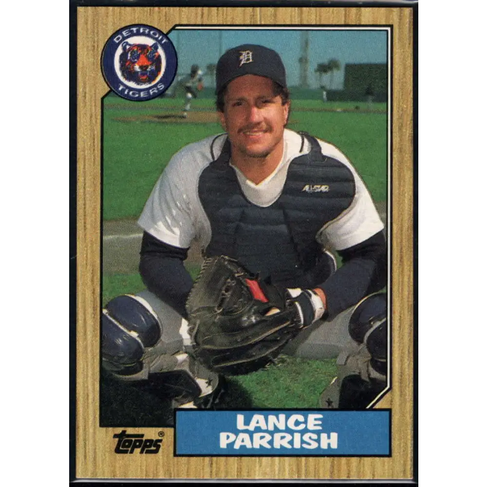 1987 Topps #791 Lance Parrish EX Excellent Detroit Tigers Baseball Card Image 1