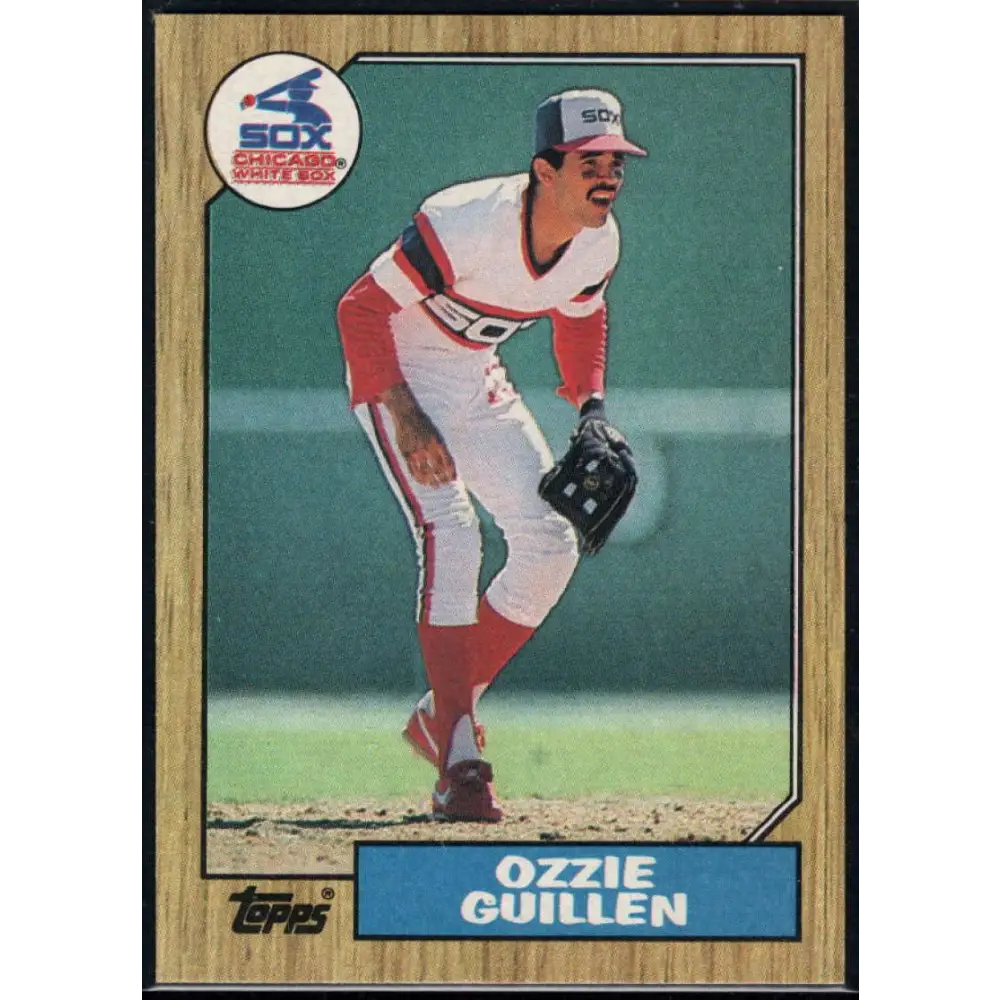 1987 Topps #89 Ozzie Guillen EX Excellent Chicago White Sox Baseball Card Image 1