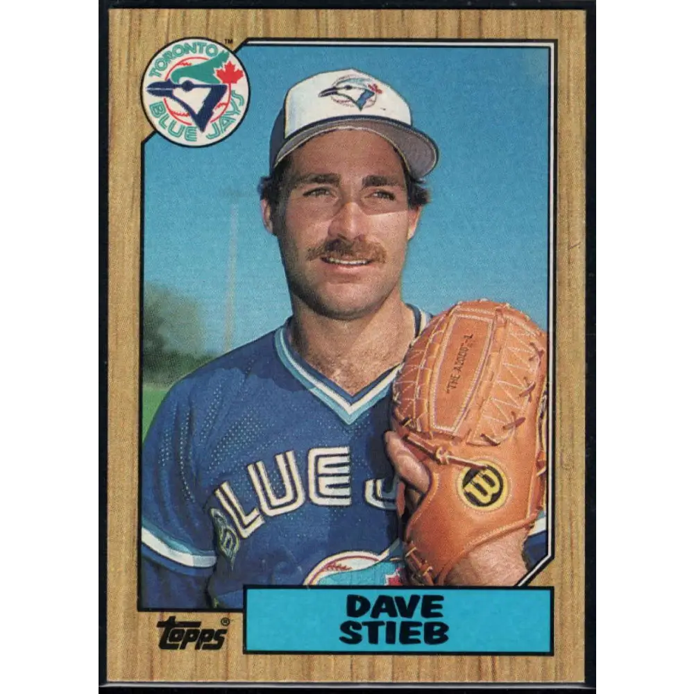 1987 Topps #90 Dave Stieb EX Excellent Toronto Blue Jays Baseball Card Image 1