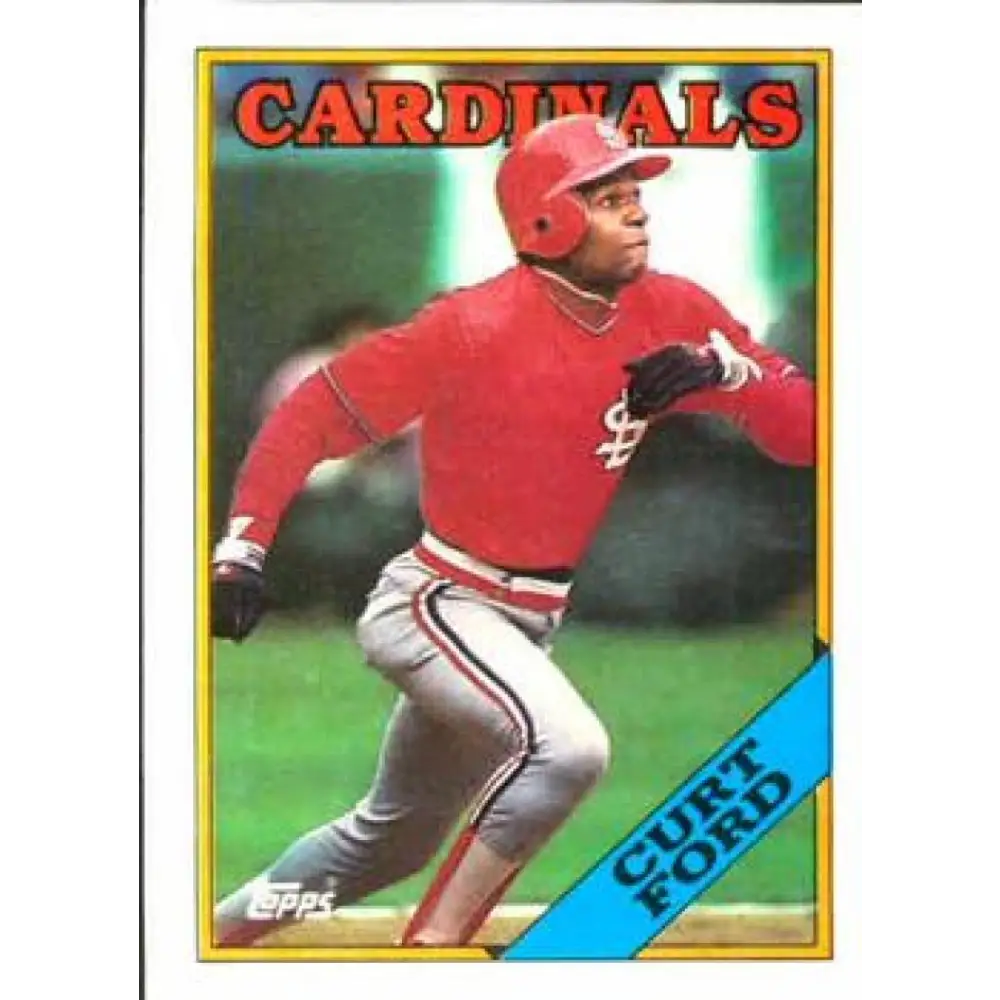 1988 Topps #612 Curt Ford NM-MT St. Louis Cardinals Baseball Card Image 1