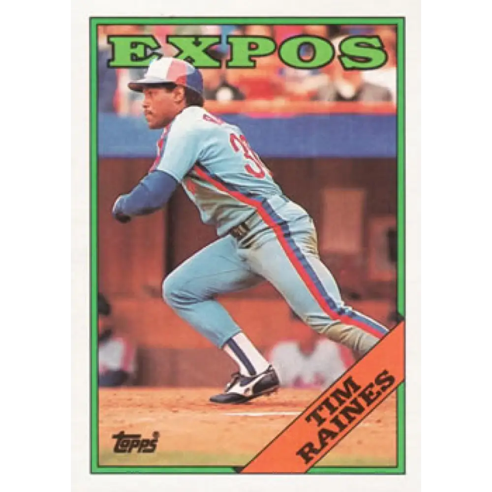 1988 Topps #720 Tim Raines NM-MT Montreal Expos Baseball Card Image 1