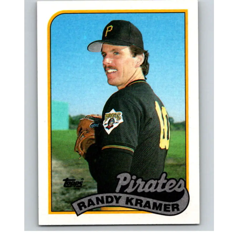 1989 Topps #522 Randy Kramer NM-MT RC Rookie Pittsburgh Pirates Baseball Card Image 1