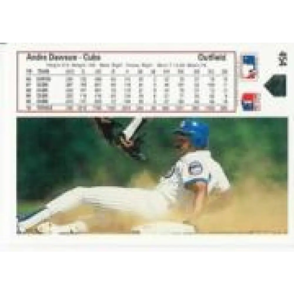 1991 Upper Deck #454 Andre Dawson EX Excellent Chicago Cubs Baseball Card Image 2