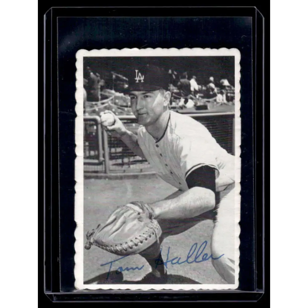 1969 Topps #23 Tom Haller EX Los Angeles Dodgers Baseball Card Image 1