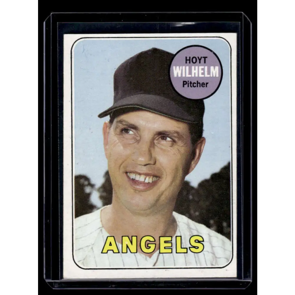 1969 Topps #565 Hoyt Wilhelm VG California Angels Baseball Card Image 1
