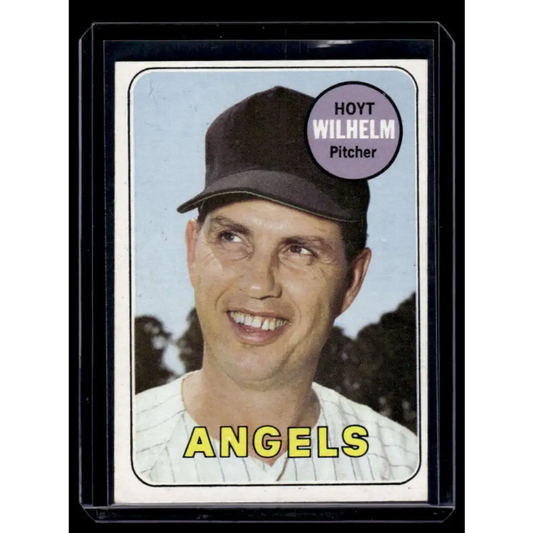 1969 Topps #565 Hoyt Wilhelm VG California Angels Baseball Card Image 1