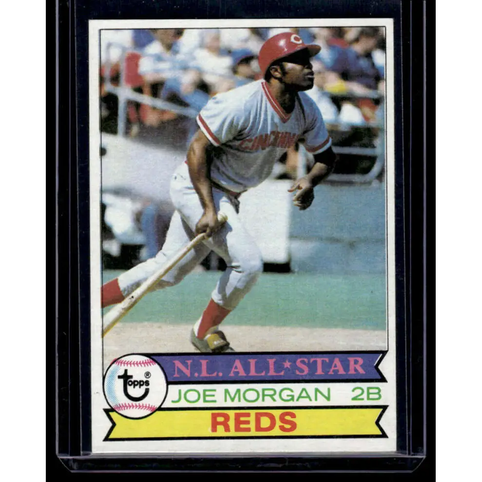 1979 Topps #20 Joe Morgan VG Cincinnati Reds Baseball Card Image 1