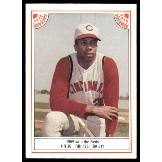 1983 #3 Frank Robinson EX/NM Cincinnati Reds Baseball Card Image 1
