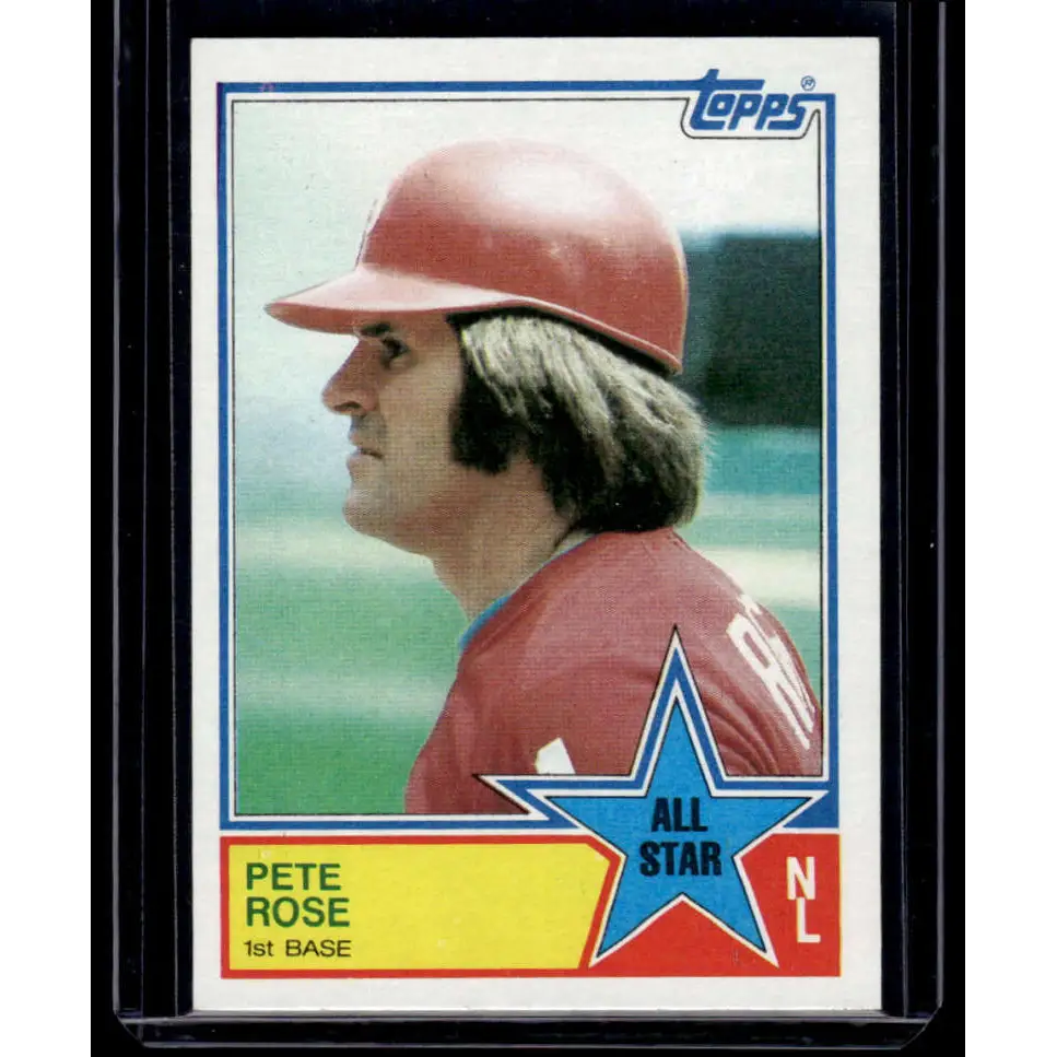 1983 Topps #397 Pete Rose VG Philadelphia Phillies Baseball Card Image 1