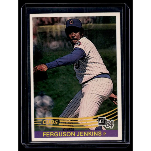 1984 Donruss #189 Ferguson Jenkins EX Chicago Cubs Baseball Card Image 1