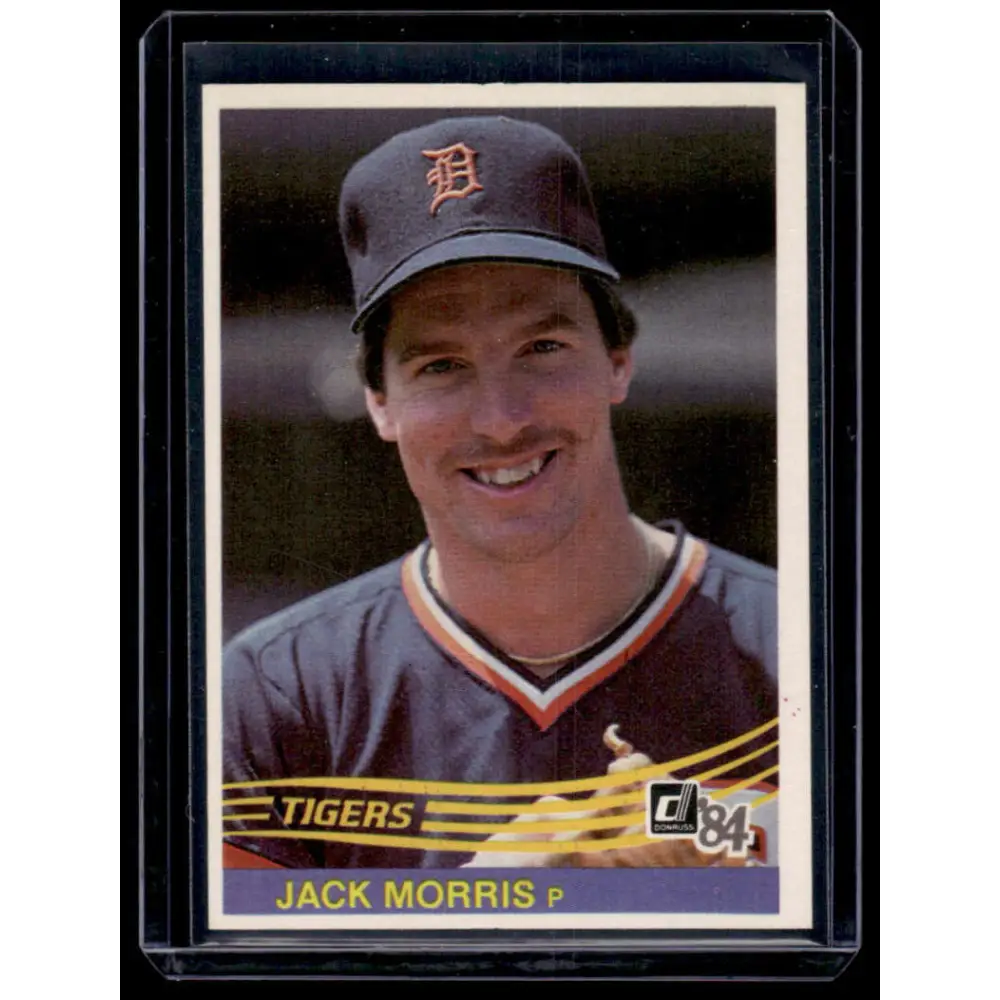 1984 Donruss #415 Jack Morris EX Detroit Tigers Baseball Card Image 1