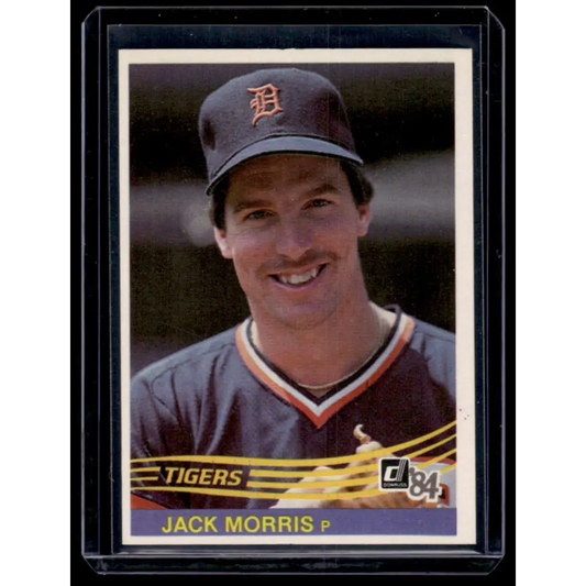 1984 Donruss #415 Jack Morris EX Detroit Tigers Baseball Card Image 1