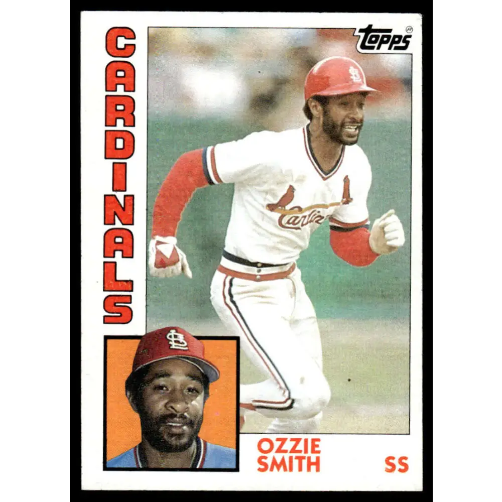 1984 Topps #130 Ozzie Smith EX/NM St. Louis Cardinals Baseball Card Image 1