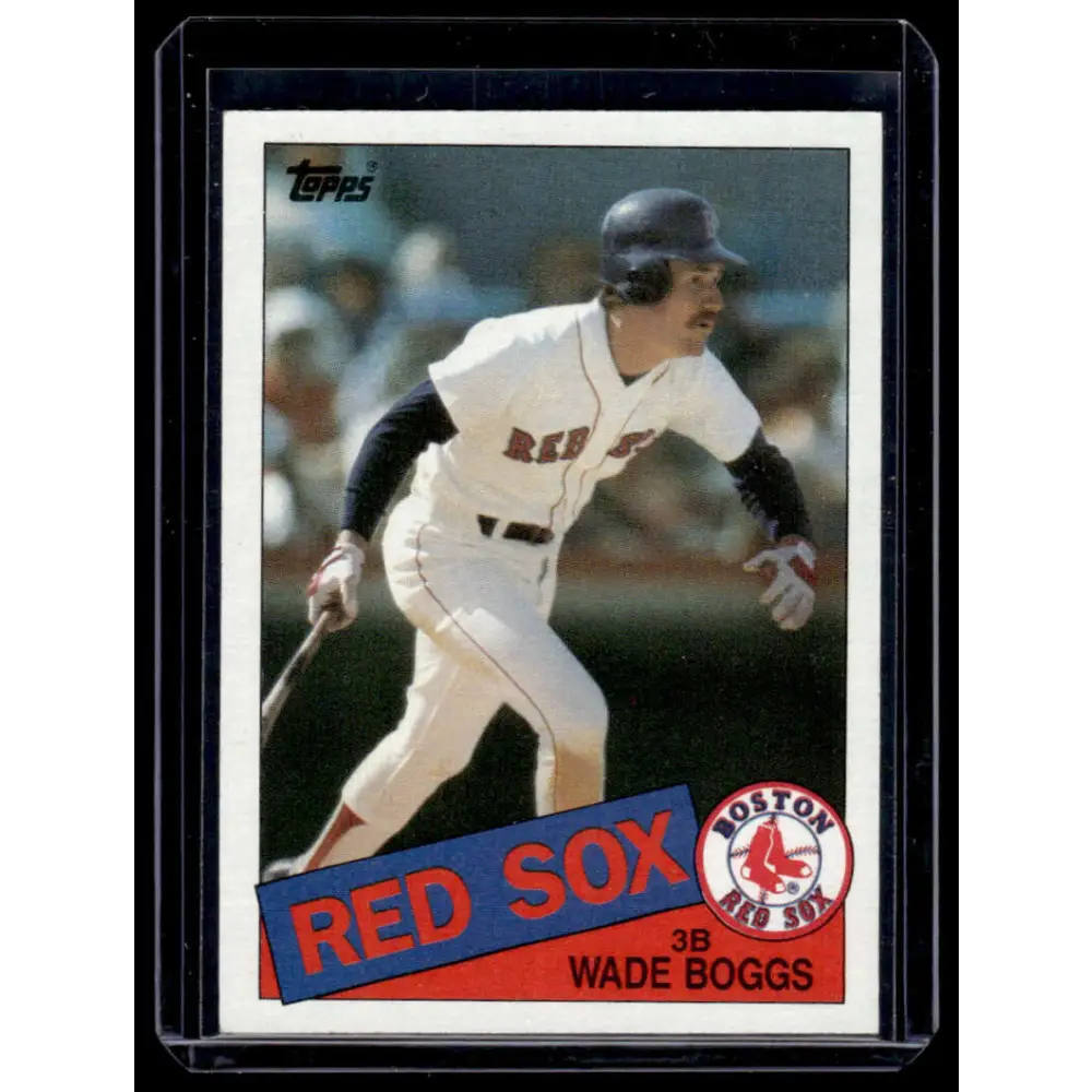 1985 Topps #350 Wade Boggs Boston Red Sox EX Excellent Image 1