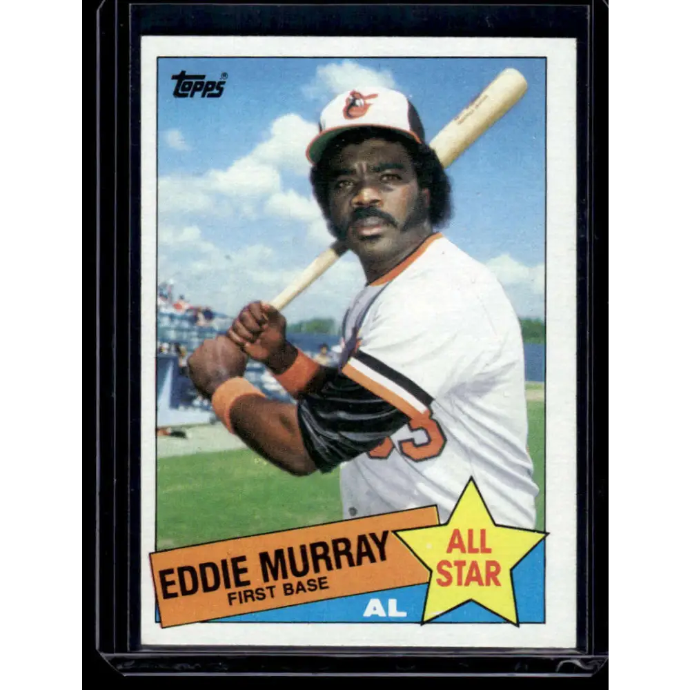 1985 Topps #701 Eddie Murray EX Baltimore Orioles Baseball Card Image 1
