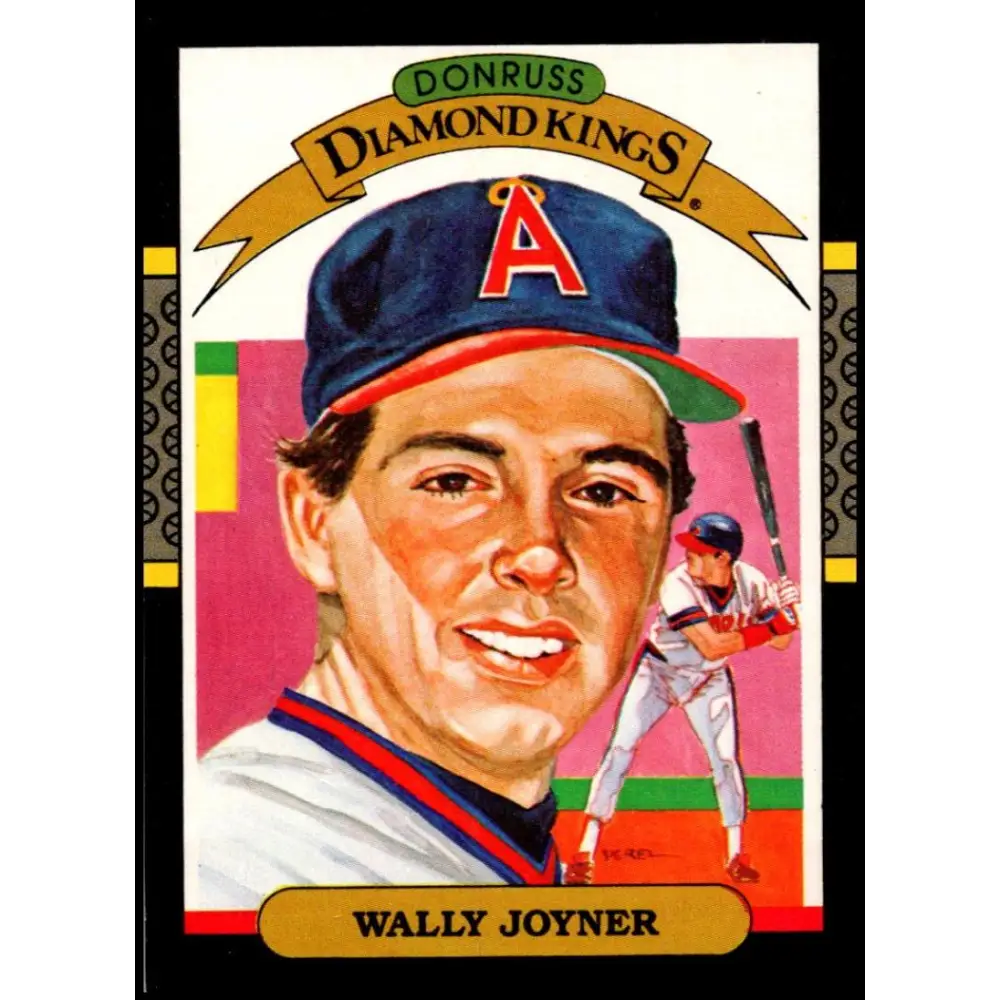 1987 Donruss #1 Wally Joyner EX Excellent California Angels Baseball Card  Image 1