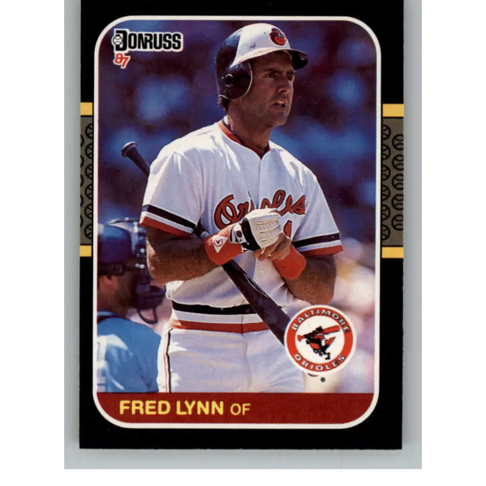 1987 Donruss #108 Fred Lynn EX Excellent Baltimore Orioles Baseball Card  Image 1