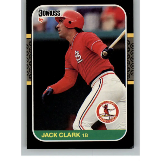 1987 Donruss #111 Jack Clark EX Excellent St. Louis Cardinals Baseball Card  Image 1
