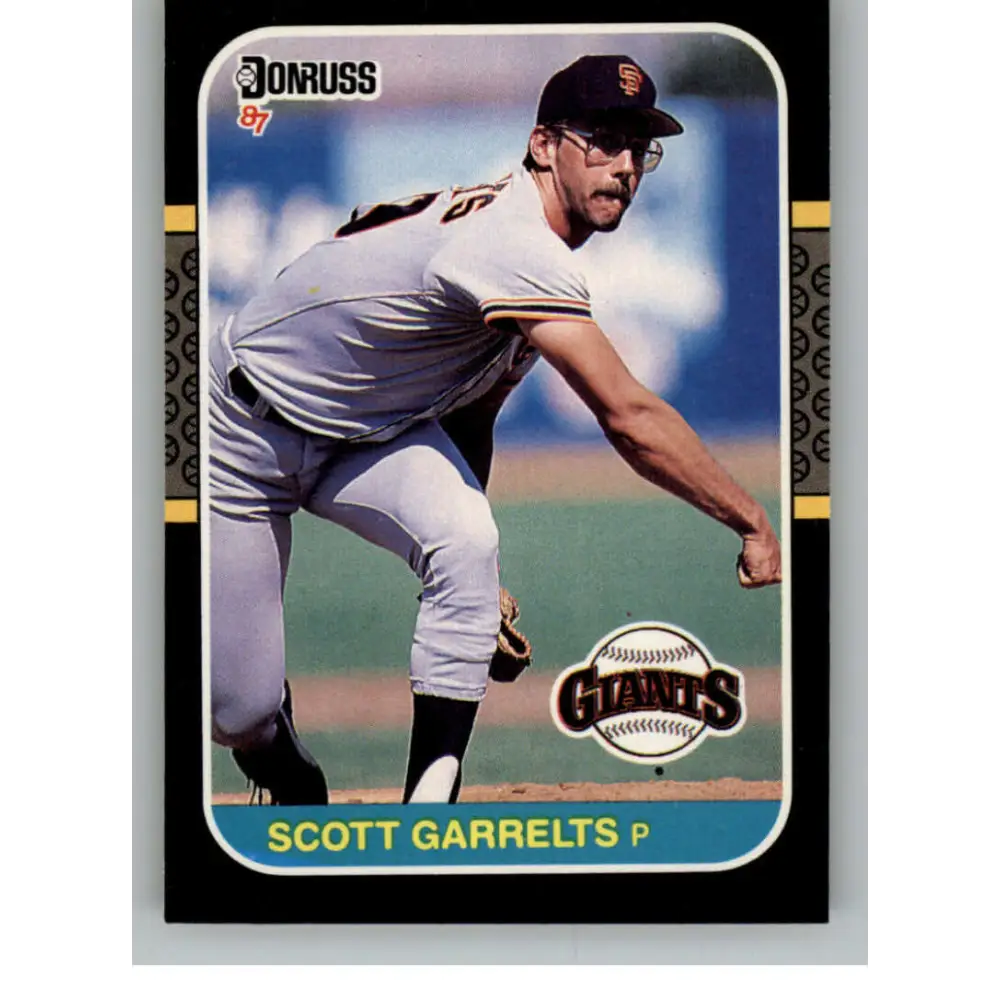 1987 Donruss #116 Scott Garrelts EX Excellent San Francisco Giants Baseball Card  Image 1