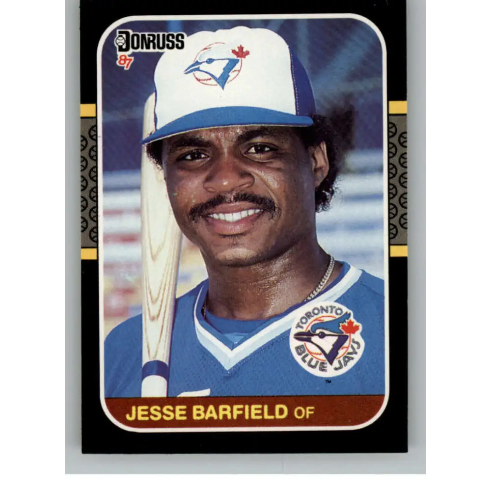 1987 Donruss #121 Jesse Barfield EX Excellent Toronto Blue Jays Baseball Card  Image 1