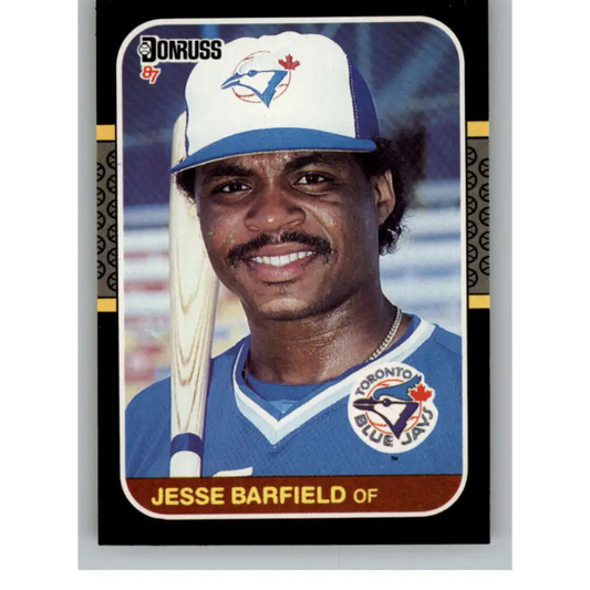 1987 Donruss #121 Jesse Barfield EX Toronto Blue Jays Baseball Card Image 1