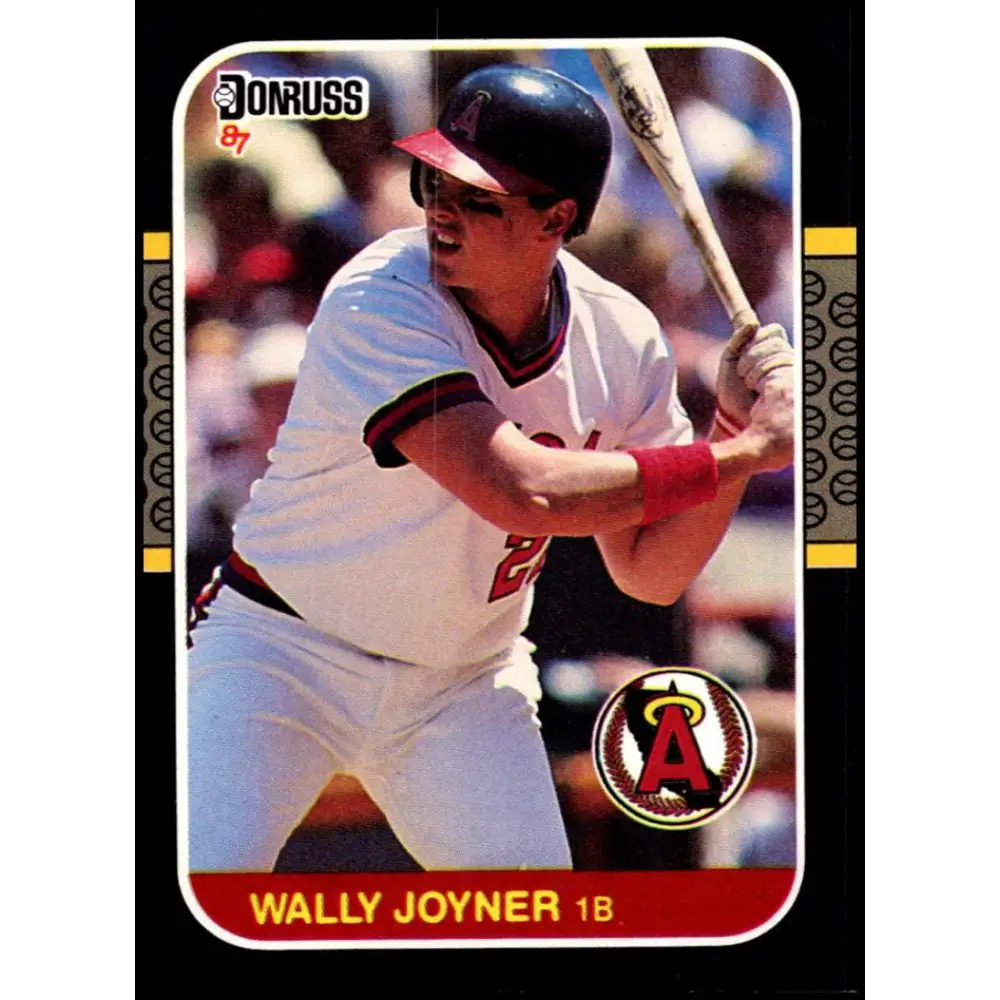 1987 Donruss #135 Wally Joyner EX Excellent RC Rookie California Angels Baseball Card  Image 1