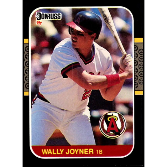 1987 Donruss #135 Wally Joyner EX Excellent RC Rookie California Angels Baseball Card  Image 1