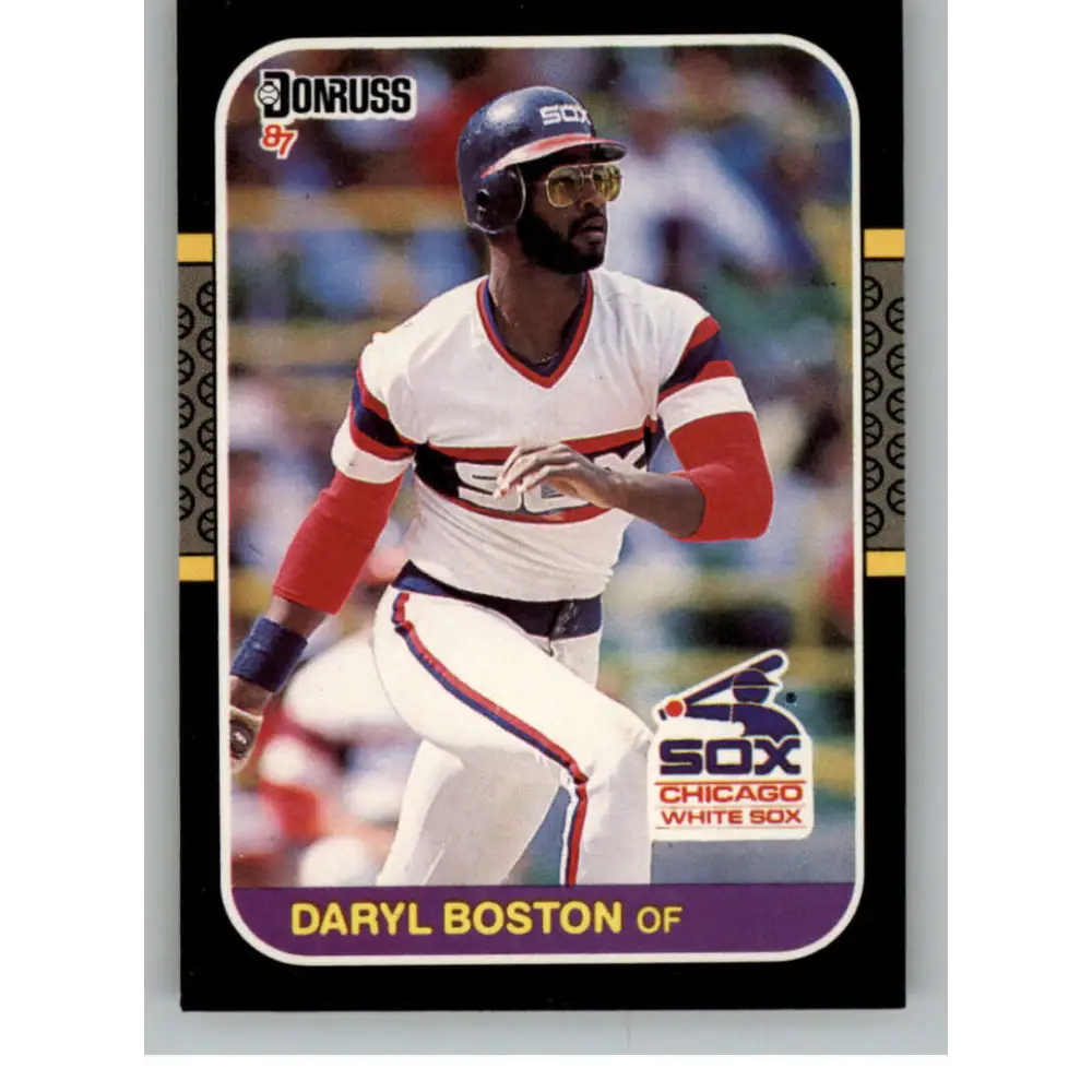 1987 Donruss #137 Daryl Boston EX Excellent Chicago White Sox Baseball Card  Image 1