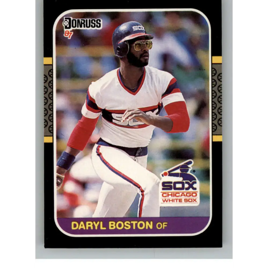1987 Donruss #137 Daryl Boston EX Excellent Chicago White Sox Baseball Card  Image 1