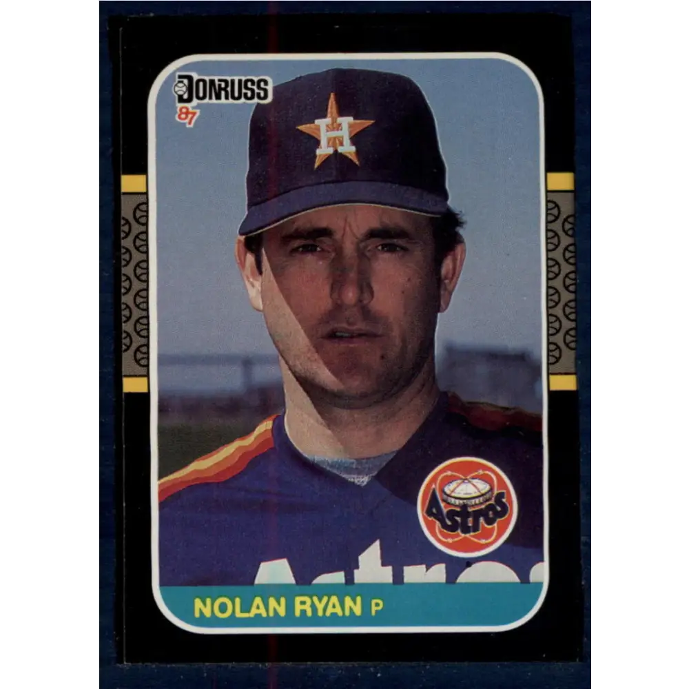1987 Donruss #138 Nolan Ryan EX Excellent Houston Astros Baseball Card  Image 1