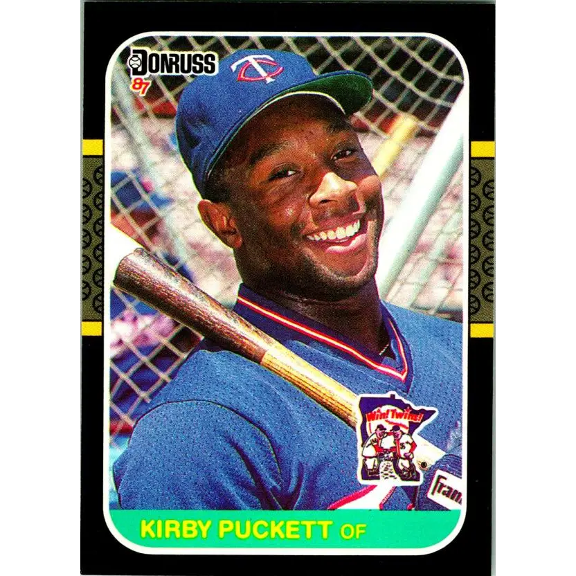 1987 Donruss #149 Kirby Puckett EX Excellent Minnesota Twins Baseball Card  Image 1