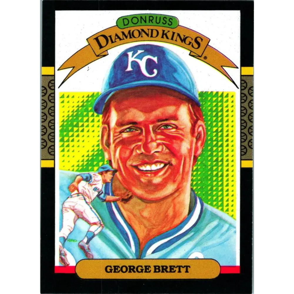 1987 Donruss #15 George Brett EX Excellent Kansas City Royals Baseball Card  Image 1