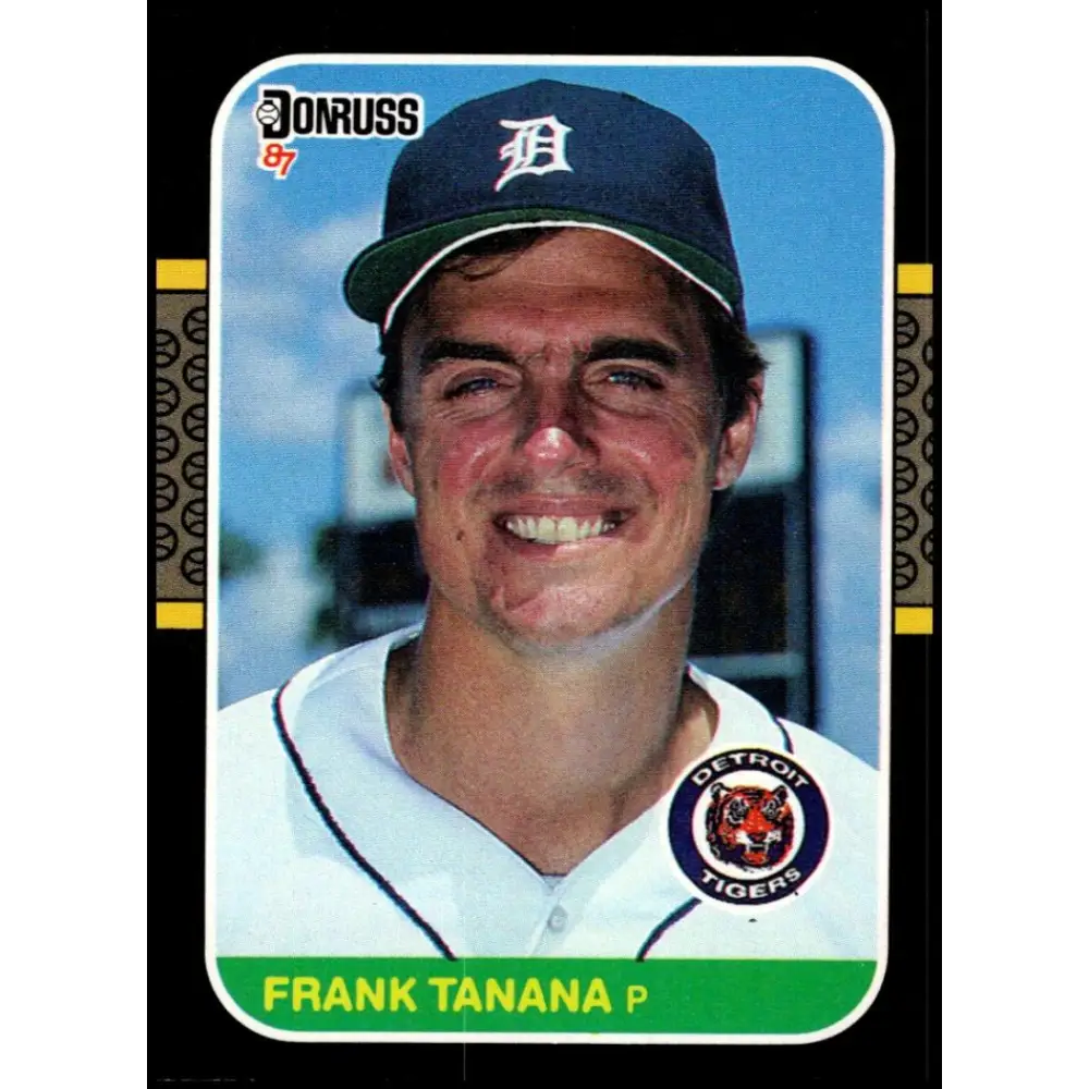 1987 Donruss #152 Frank Tanana EX Excellent Detroit Tigers Baseball Card  Image 1