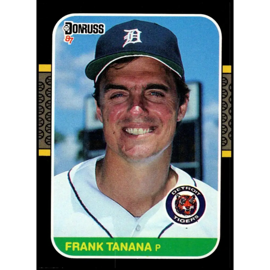 1987 Donruss #152 Frank Tanana EX Excellent Detroit Tigers Baseball Card  Image 1