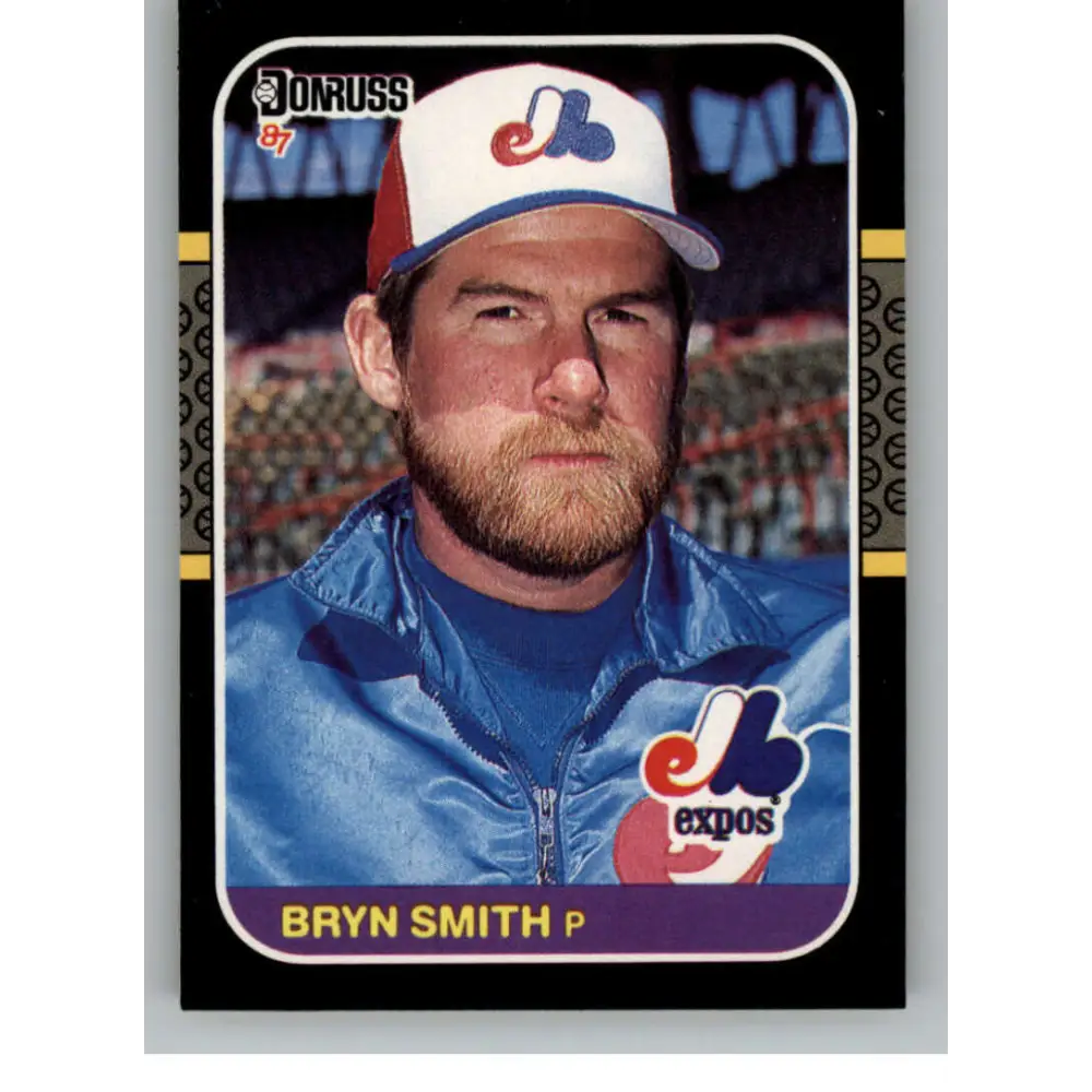 1987 Donruss #159 Bryn Smith EX Excellent Montreal Expos Baseball Card  Image 1