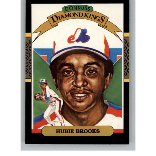 1987 Donruss #17 Hubie Brooks EX Excellent Montreal Expos Baseball Card  Image 1