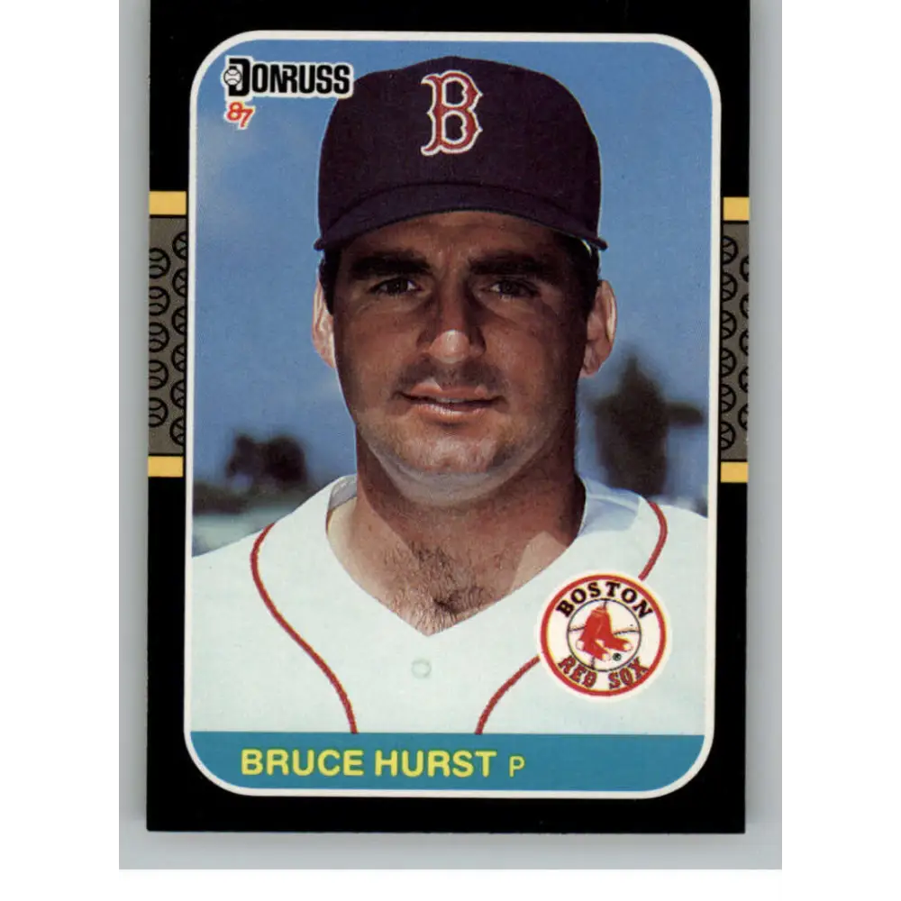 1987 Donruss #174 Bruce Hurst EX Excellent Boston Red Sox Baseball Card  Image 1