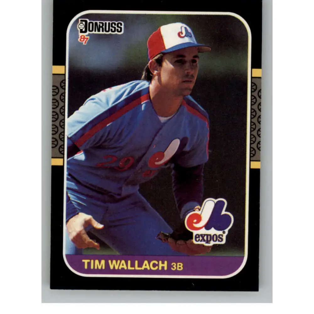 1987 Donruss #179 Tim Wallach EX Excellent Montreal Expos Baseball Card  Image 1