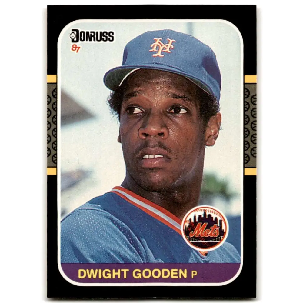 1987 Donruss #199 Dwight Gooden EX Excellent New York Mets Baseball Card  Image 1