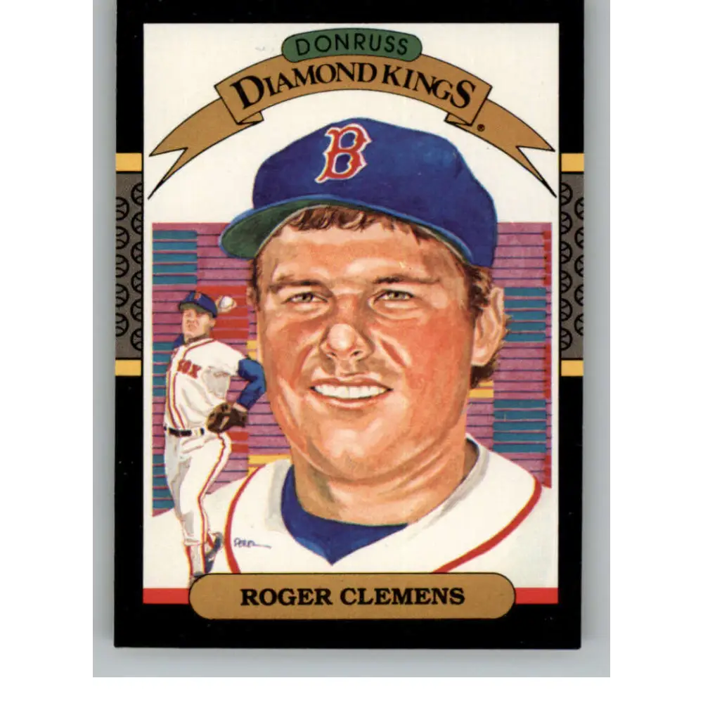 1987 Donruss #2 Roger Clemens EX Excellent Boston Red Sox Baseball Card  Image 1