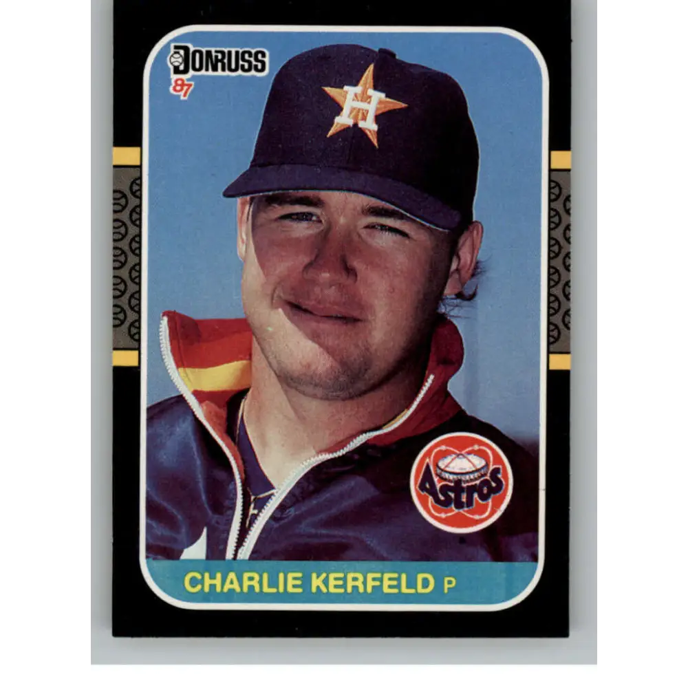 1987 Donruss #209 Charlie Kerfeld EX Excellent Houston Astros Baseball Card  Image 1
