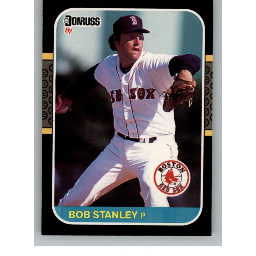 1987 Donruss #216 Bob Stanley EX Excellent Boston Red Sox Baseball Card  Image 1