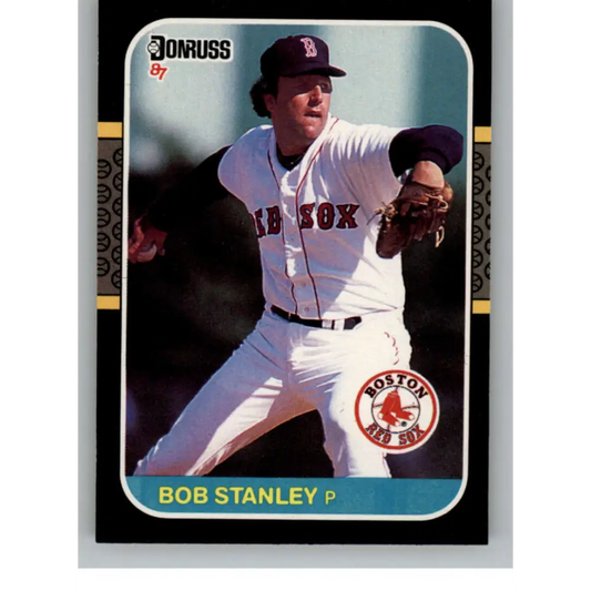 1987 Donruss #216 Bob Stanley EX Excellent Boston Red Sox Baseball Card  Image 1